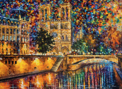 Notre-Dame, oil on canvas, 105 x 145 cm - $96,500